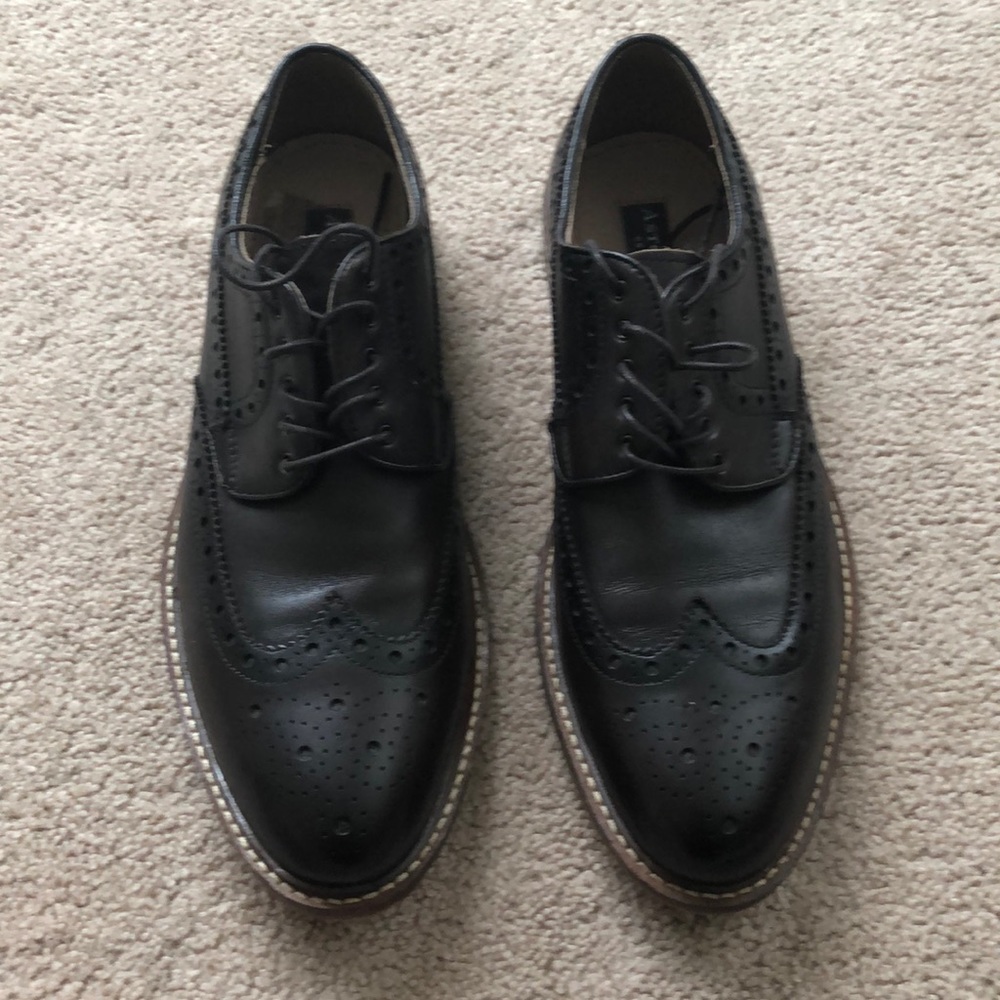 Aston Grey oxfords shoes